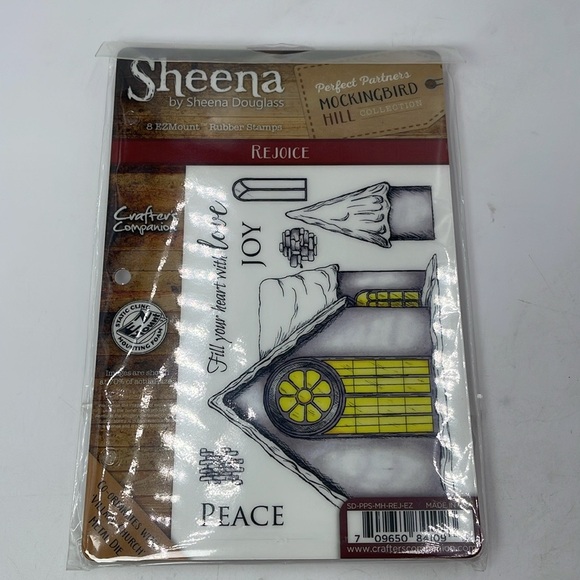 Sheena Douglass Rubber Stamp Lot of 3 Mockingbird Lane, Rejoice & Bluebell Cotta - Picture 5 of 5